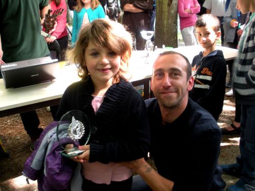 Vainqueur catégorie filles...