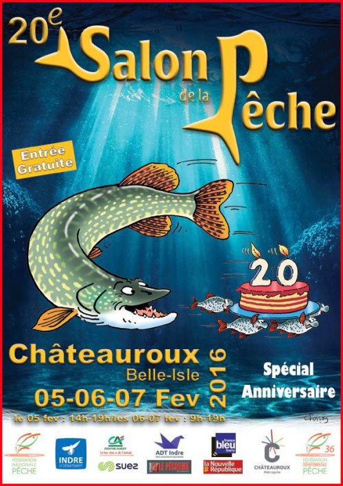 20 salon de la pêche à CHATEAUROUX